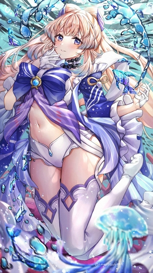 【原神】珊瑚宮心海の無防備でエロすぎな二次えっち画像まとめ