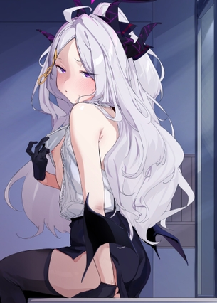 【２次】 スリット入りの服を着た女の子のエロ画像その１０