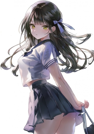 【二次】黒髪女子画像　その４５