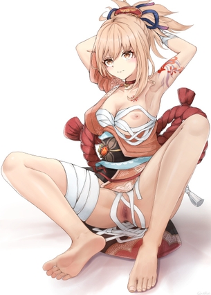【原神】エッチなお祭りお姉さん宵宮ちゃんのエロ画像！　その４