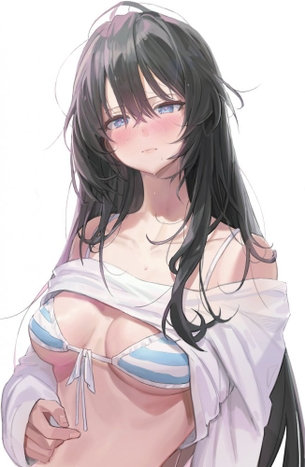 【二次】黒髪女子画像　その４３