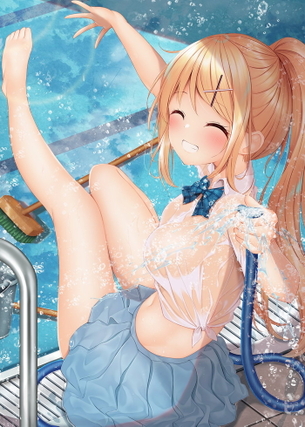 【二次】夏服の制服を着たJKのエロ画像が見たい Part5