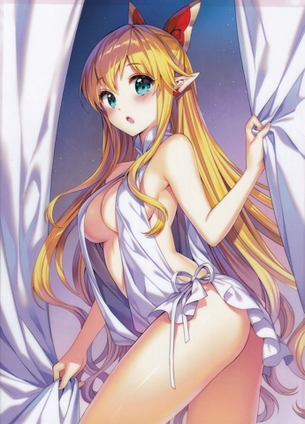 エロフなエルフ少女たちの二次元エロ画像でえっちな事がしたい二次元エロ画像