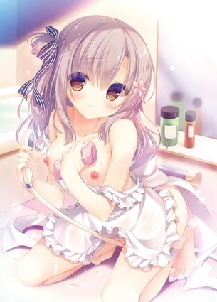 お風呂で開放的になっちゃってる女の子って可愛いよね。一緒にお風呂に入りたい美少女の二次元エロ画像