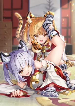 とんだわいせつ双子だよ…【グランブルーファンタジー】十二神将シンダラ のフアン＆パイ ちゃんの萌え＆エロ画像♪