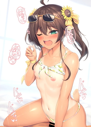 【ホロライブ】Vtuberの夏色まつりのエロ画像 Part3【100枚】