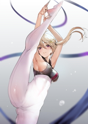 瑞々しい肢体にぴったりとフィットした、レオタード着用の美少女の画像 ㉔