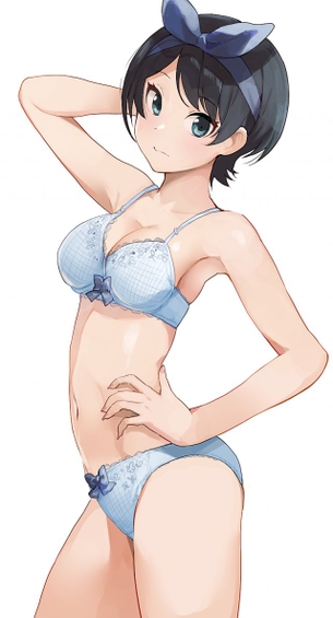 【二次】下着姿女子画像【エロ】　その１７