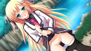 スカートをまくっておぱんつ見せてくれてるえっちな女の子にはお仕置きが必要ですよね？