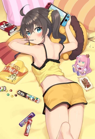 ホロライブの二次エロ画像でいい夢みましょ♪