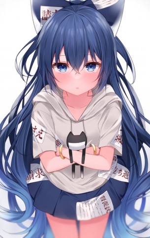 【二次】青髪女子画像　その２４