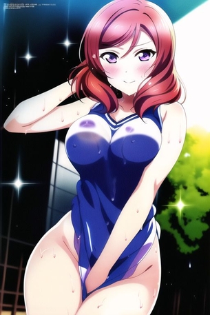 『Novel AI』エロ画像その9　「ラブライブ！西木野真姫ちゃん」のエロ画像を大量に作ってみた結果