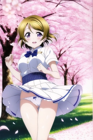 『Novel AI』エロ画像その7　「ラブライブ！小泉花陽ちゃん」のエロ画像を大量に作ってみた結果
