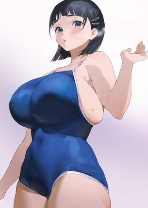 【２次】 スク水姿の可愛い女の子のエロ画像その１７