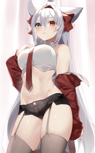 【２次】ガーターベルトを着用した女の子のエロ画像その４６