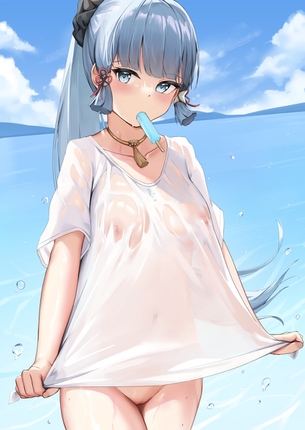 楽な格好が好き！裸にＴシャツ１枚だけ着てる女の子！　その９