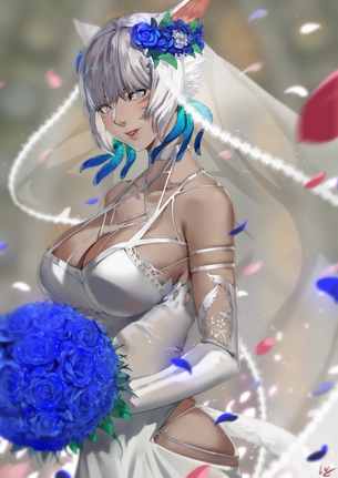 【２次】ウェディングドレスを着た女の子のエロ画像その３