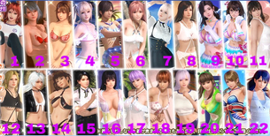 【DOA】エロバレーの女キャラ一覧がこちらwww