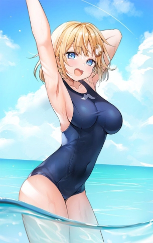【スク水】ガキでも性的興奮を感じてしまうスク水女子の画像貼ってけ その3