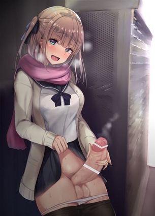 【ふたなり】両性具有の女の子の二次元エロ画像＆イラスト Part04