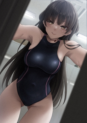 【２次】競泳水着姿の女の子のエロ画像その２６
