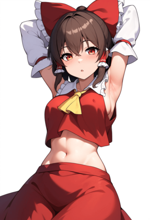 [東方][エロ画像]博麗霊夢(はくれいれいむ)とのセッ〇スで人生をブチ上げたよ～♪