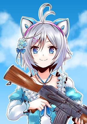 【バーチャルyoutuber】シロのエッチでがっつり抜けるエロ画像