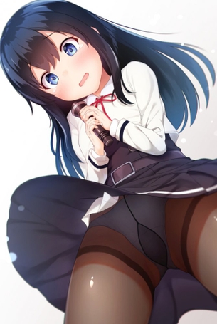 【非・微エロ】タイツ越しうっすらパンチラ画像まとめ その１０