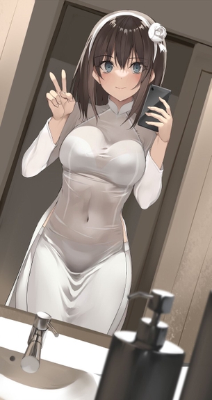 【２次】衣服が透け透けになってる女の子のエロ画像その４８