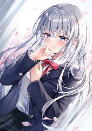 【二次】銀髪・白髪女子画像　その４８