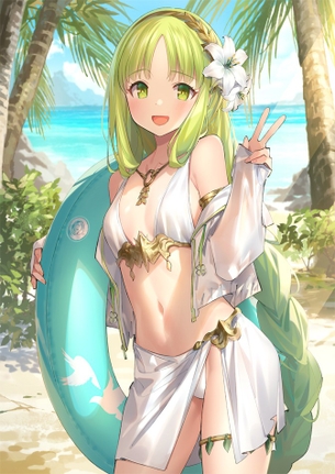 【非・微エロ】木曜日の緑髪美少女画像まとめ その２３７