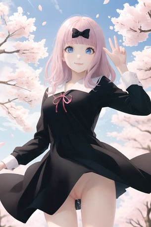 【自作AI】かぐ告の藤原千花ちゃんのエッチな画像！