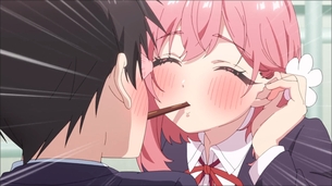 【画像】今期アニメ『100カノ』2話のパンチラがエッチすぎる