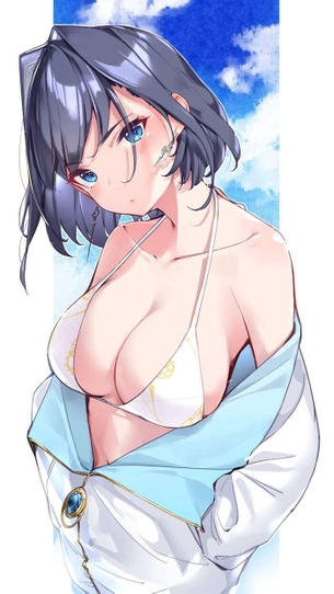 [ホロライブ][エロ画像]オーロ・クロニーのおっぱいを何度もついばんだよ～♪