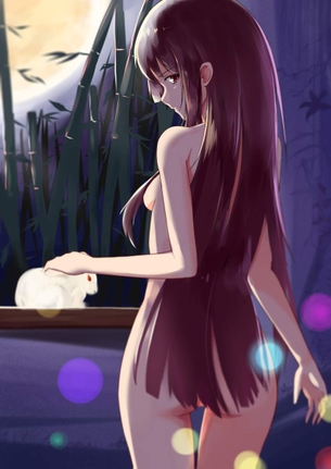 【東方Project】蓬莱山輝夜の壁紙(PC・スマホ)にできそうな高画質なエロ画像
