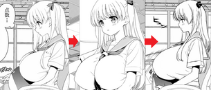 【画像】『咲-Saki-』の原村和さん、試合中にどんどん胸が成長してしまう…