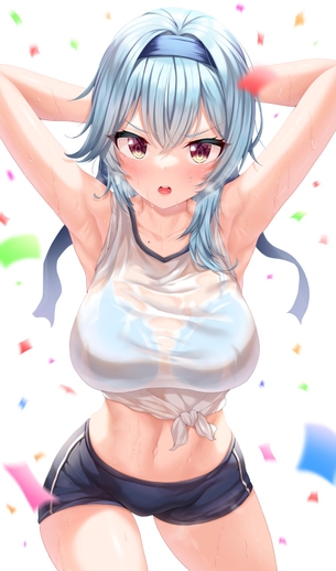 【非・微エロ】水曜日の青髪美少女画像まとめ その２２８