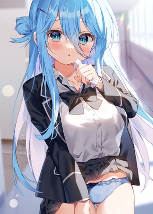 【非・微エロ】水曜日の青髪美少女画像まとめ　その１９８