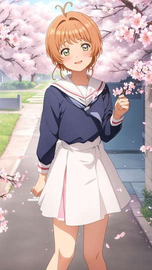 『stable-diffusion』【CCさくら】木之本桜ちゃんのAI画像を普通に大量作成