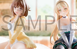 『ライザのアトリエ』ライザとクラウディアのえっちな部屋着姿のエロ太もものエロフィギュア！