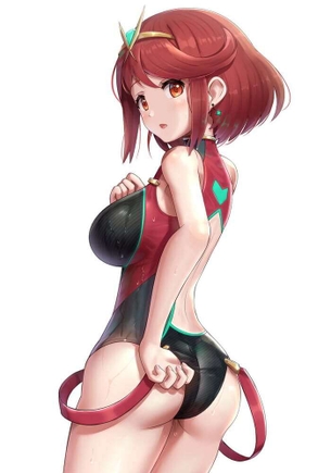[ゼノブレイド2][エロ画像]ホムラのカラダで男の欲望を解消したよ～♪