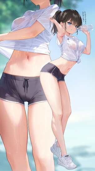 【二次】おへそだけ出した恰好って妙にエロいよな Part3【へそ出しコスチューム】