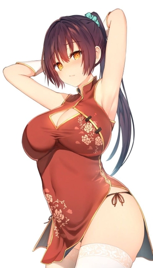 チャイナ服の二次エロ画像を愛でる。