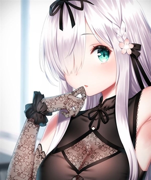 【片目隠れ】厨ニちっくな片目を隠した女の子の二次元エロ画像＆イラスト Part26