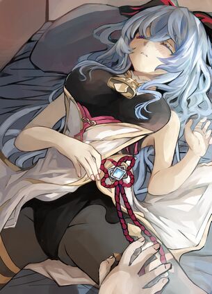 ハプニングの可愛い二次元画像。