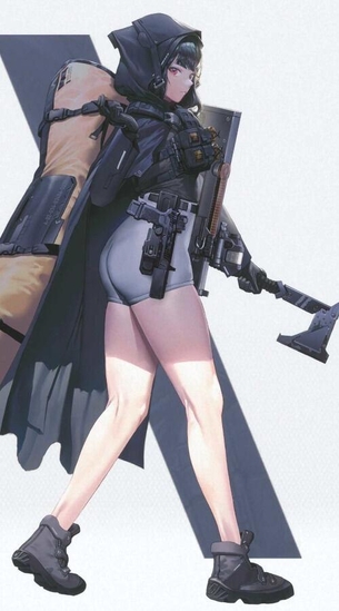【悲報】『勝利の女神NIKKE』さん、キャラ設定を忘れお乳を盛ってしまう・・・