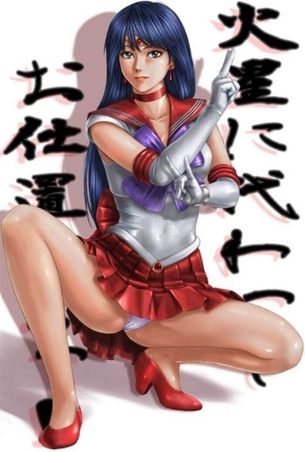 【美少女戦士セーラームーン】マーズの壁紙(PC・スマホ)にできそうな高画質なエロ画像