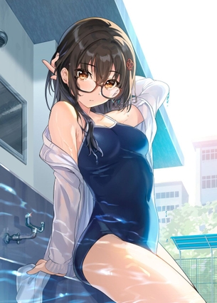 【スク水】ガキでも性的興奮を感じてしまうスク水女子の画像貼ってけ その34