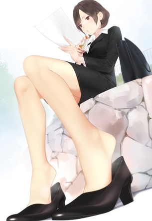 【２次】スーツ姿の女の子の可愛いエロ画像その２