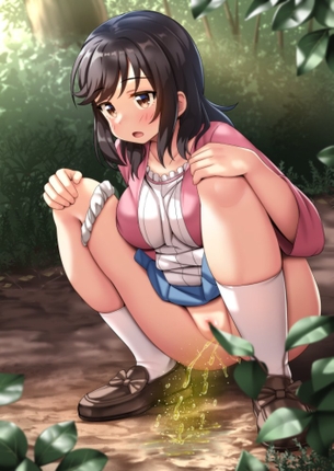 【二次】おしっこしてる女の子の画像【エロ】　その１９